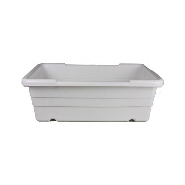 Meat Lug Tote, White, 15" x 26" x 8"